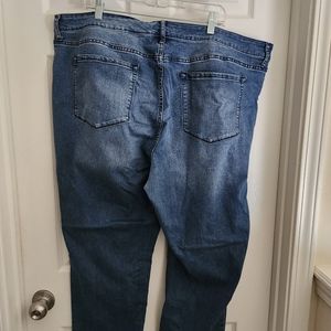 Code Bleu mixed wash jeans.